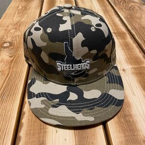 Idaho Steelheads Snap Back Camo Hat